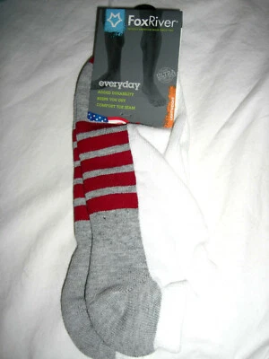 Calcetines Fox River Everyday Ultraspun Poly No Show 1 par de zapatos para hombre talla 9-12 Foto 1 de 2