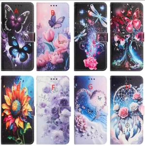 Magnetic Patterned Shockpoof Wallet Case Cover For Motorola Moto G14 G64 G Power - Picture 1 of 24