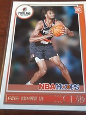 2021 Panini Hoops Basketball Greg Brown Card #226 Texas Longhorns