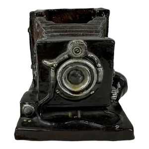 Vintage Figural Camera Ceramic Cup/Mug Holder. c. 1970s Handmade Home Decor - Picture 1 of 11