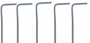 1.5mm Fender Strat Mex Hex Key Allen Wrench 5 Pcs string height Adj USA Seller! - Picture 1 of 1