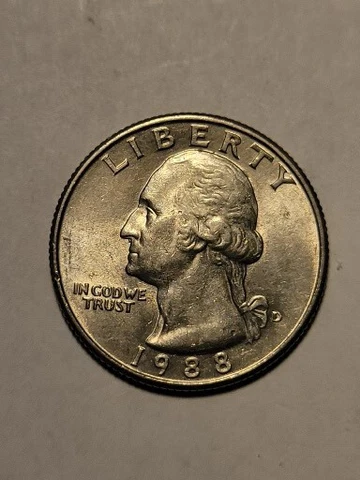 1988D Washington quarter Cover