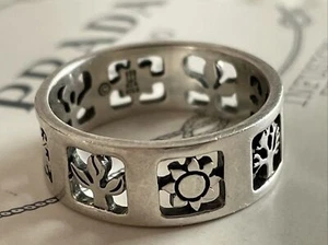 JAMES AVERY FOUR SEASONS Sterling Silver Ring Sz 10.75 Sun Tree Plant 925 - Bild 1 von 7