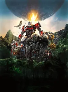 TRANSFORMERS RISE OF THE BEASTS MOVIE POSTER A4 A3 A2 A1 CINEMA DECOR FILM #2 - Picture 1 of 1