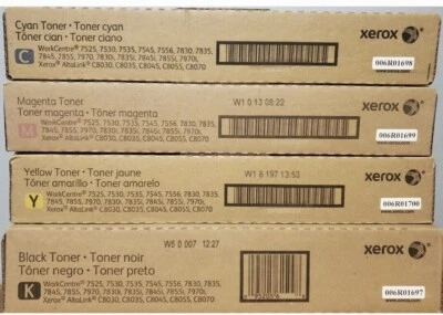Xerox 006R01697 006R01698 006R01699 006R1700 KCMY Full Set - Image 1 of 2
