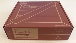 KiwiCo Fabricante Caja Papel Pulpa Pintura Artesanal Kit Fabricante Caja Edad 14+ Nuevo Abierto Bx - Imagen 1 de 3