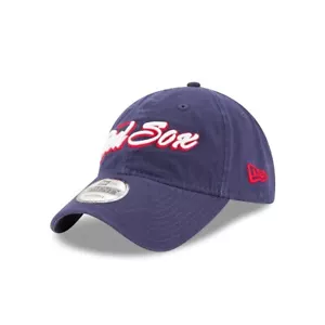 Boston Red Sox Blue New Era MLB Kernskript 9TWENTY verstellbare Mütze - Bild 1 von 6