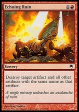 1x FOIL Echoing Ruin Darksteel MtG Magic Red Common 1 x1 Card Cards