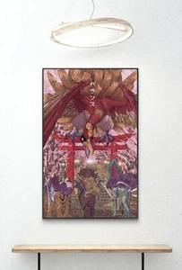 Ho-Oh And The Legendary Beasts Canvas Poster Wall Art Home Decor - Picture 1 of 8