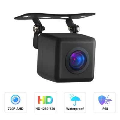 Black Car Rear View Backup Reverse Camera Wide Angle E WaterProof AHD Parking HD - Image 1 of 4