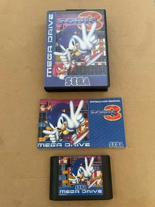 Sega MegaDrive Sonic The Hedgehog 3CIB Pal Version Boxed Fast Despatch Next Day - Picture 1 of 24