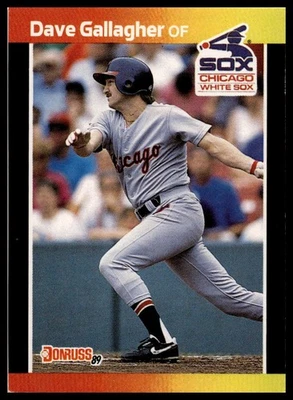 1989 Donruss #384b Dave Gallagher - Image 1 of 2
