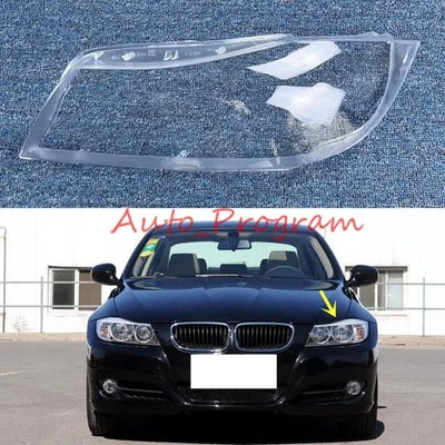 Left Side Halogen Headlight Clear Lens + Sealant For BMW 3-Series E90 2005-2012 - Изображение 1 из 4