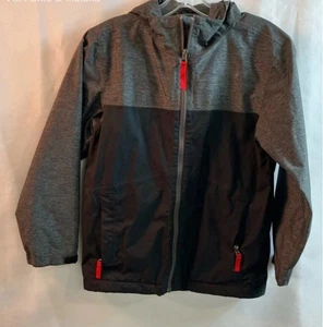 The North Face Boys Chimborazo Triclimate 3n1 Jacket Black Grey Size M EUC - Picture 1 of 6