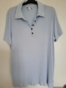 Damen Poloshirt Gr.46 von Creation L hellblau - Bild 1 von 6