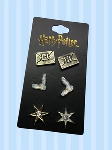 Juego de aretes con letras de hedwig de Harry Potter - Imagen 1 de 2