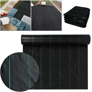 Pro Unkrautvlies Garten Folie Boden Schutz Gewebe Wasserdurchlässig Mulchfliegen - Bild 1 von 17