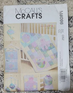 Baby Nursery Sewing Pattern Octopus Ocean Quilt & Mobile McCall's 6096 UNCUT - Picture 1 of 3