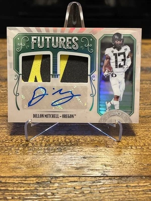 2019 Panini Legacy FUTURES 10/50 Dillon Mitchell RC Dual Patch Auto Oregon DUCKS - Image 1 of 2