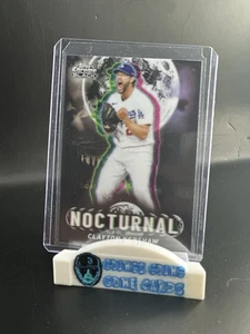 2024 Topps Chrome Black Baseball Clayton Kershaw custodia notturna Hit Dodgers - Foto 1 di 2