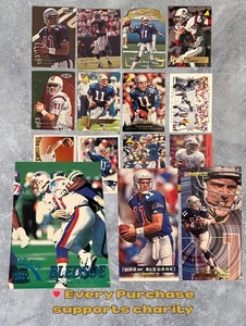 15 Karten Drew Bledsoe Lot • "Patriots HOF" QB • 1993-97 Pacific/Pro Line/Gameday - Bild 1 von 21