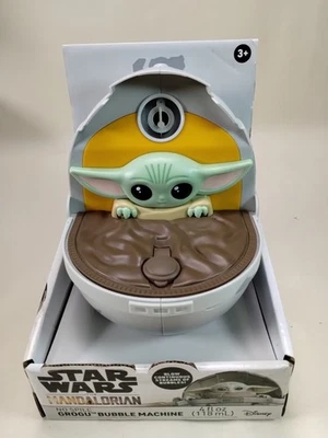 Nueva máquina de burbujas Star Wars The Mandalorian Grogu Baby Yoda Foto 1 de 4