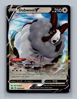 Dubwool V SWSH049 - Promo - SWSH: Sword & Shield Promo Cards - Image 1 of 2