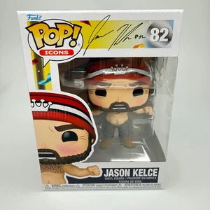 Jason Kelce Funko Pop Icons #82 Shirtless 2024 NFL Eagles w/ Hard Protector - Picture 1 of 7