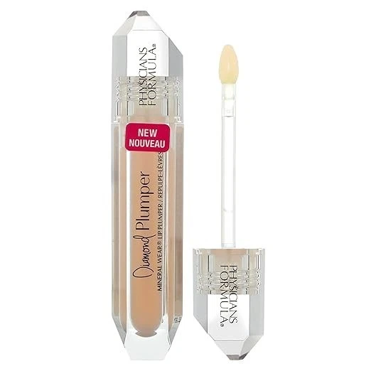 Physicians Formula Mineral Wear Diamond Glow Lip Plumper Light Pink Princess Cut - Image 1 of 4