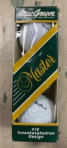 3 bolas de golf de colección manga 3 MACGREGOR MASTER - RARAS COMO NUEVAS - Imagen 1 de 3