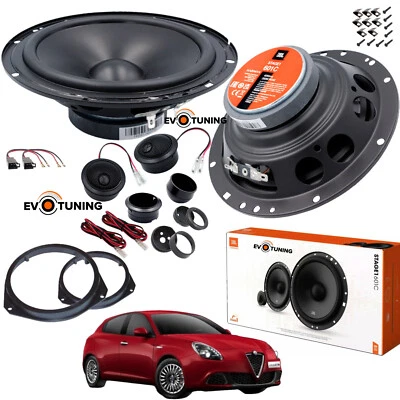 JBL EVOTUNING - NO HERTZ Kit Casse Altoparlanti JBL Anteriori o Posteriori per Alfa Romeo Giulietta