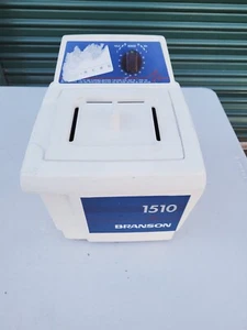 BRANSON BRANSONIC 1510 ULTRASONIC CLEANER 1510R-MT W/ LID TESTED WORKING - Picture 1 of 8