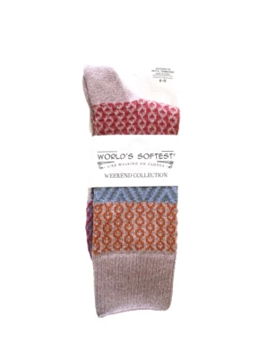Calcetines Más Suaves del Mundo - Colección Fin de Semana - Nirvana - Longitud Crew - NUEVO Foto 1 de 2