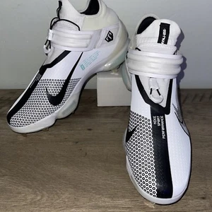 NIKE FORCE ZOOM TROUT PRO 7 METAL BASEBALL CLEATS CI3134-102 SIZE 14 WHITE BLACK - Picture 1 of 6