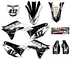 2018 CRF 250 R 13 FLY Black Senge Graphics Kit Compatible with Honda - Picture 1 of 10