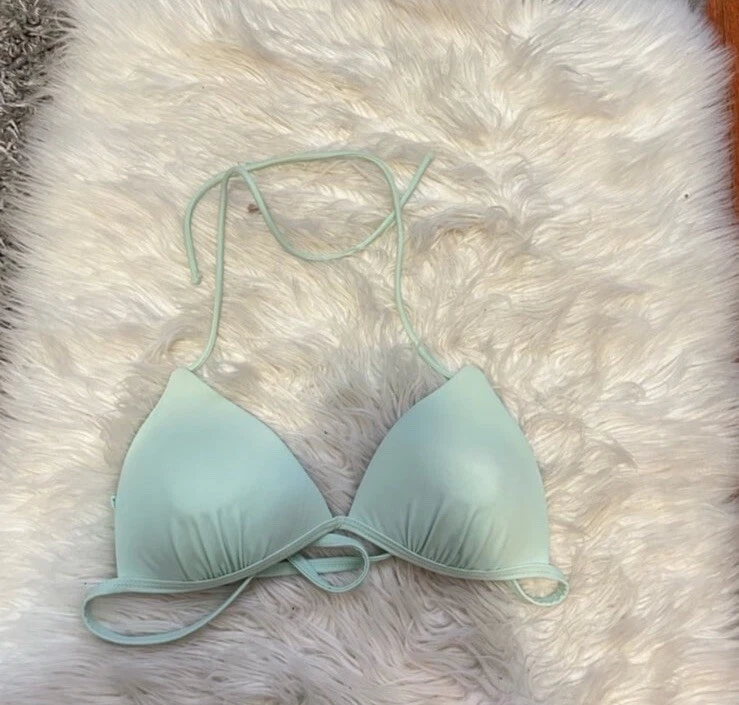 Top de bikini verde claro talla: M ajuste S Foto 1 de 1