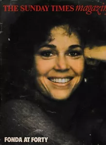 The Sunday Times Magazine, June 19th 1977 - Jane Fonda At Forty, Wimbledon - Imagen 1 de 2