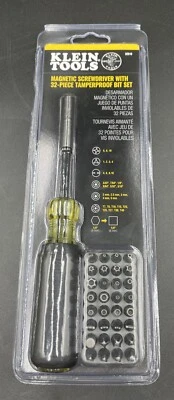 Klein Tools Magnetic Screwdriver Set 32 Pieces with Tamperproof Bit Set 32510 - Image 1 of 2