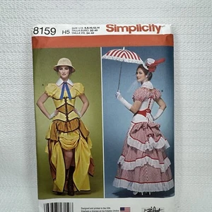 Simplicity 8159 Misses Corset Bustle Top Skirt Cosplay Costume 6-14 *uncut - Picture 1 of 4