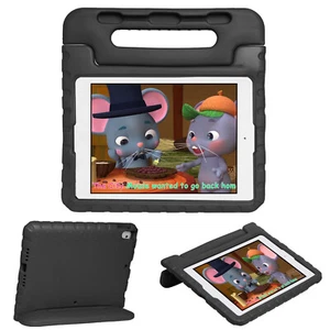 For iPad 9th 8th 7th Gen Mini 1 2 3 4 5 Air 1 2 Case Kids Shockproof Stand Cover - Picture 1 of 44