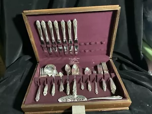 Juego de 49 piezas de cubiertos Prestige Silver Plate en caja original con certificado 1957 - Imagen 1 de 7