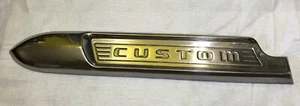 1950 FORD CUSTOM LH FRONT FENDER EMBLEM/TRIM - Picture 1 of 5