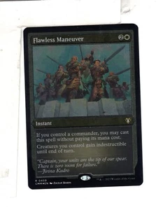 MTG SkeenAB Flawless Maneuver ETCHED from CMM. NM. - Picture 1 of 2