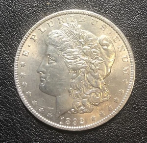 1892-O Morgan Silber Dollar US-Münze schöner Zustand HARTMÜNZE - Bild 1 von 2