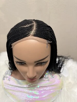 Pelucas trenzadas para mujer con banda elástica para ajuste cómodo Foto 1 de 4