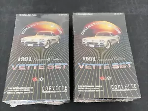 1991 Inaugural Edition (Vette Set) Collector Cards Corvette Sealed - 2 Boxes - Picture 1 of 9