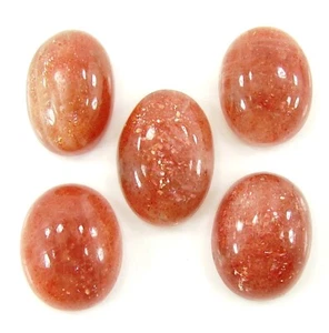 79,30 Ct Natur Sonnenstein Lose Edelstein 18-20 mm Cabochon Stein 5 Stck. Posten - 2082 - Bild 1 von 2