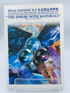 Final Fantasy X-2 La Sfera Con Materiali Tetsuya Nomura Square Art Book Giappone - Foto 1 di 6