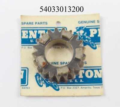 Nuevo de Lote Antiguo OEM KTM 250/400 1979 6º CONTADOR EJE ENGRANAJE 21 T. 54033013200 Foto 1 de 2