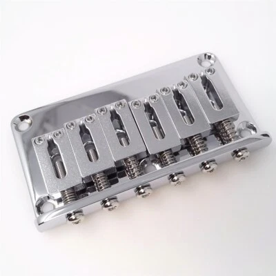 True Custom Shop® Chrome Hardtail Bridge for Modern Fender Strat or Telecaster - Image 1 of 4